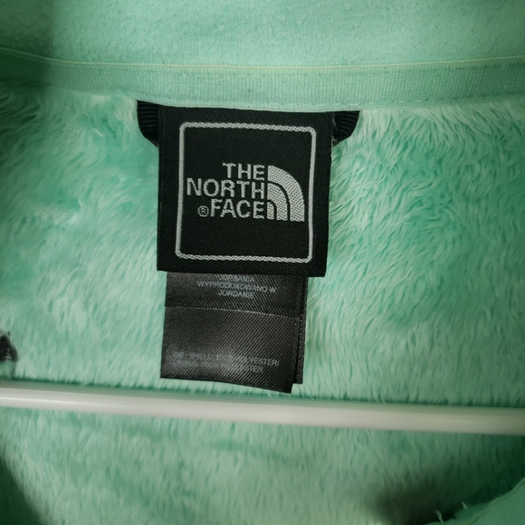 The North Face Women's MINT GREEN Osito Full Zip Soft Fleece Jacket M - Picture 4 of 5
